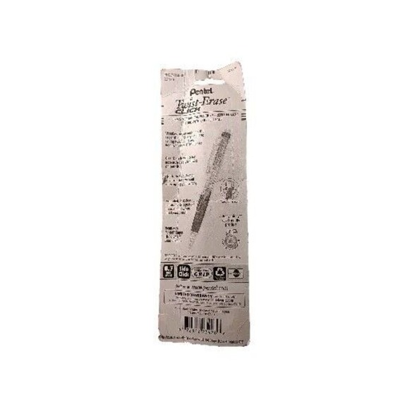 Pentel Pencil Twist-Erase Slide Click Automatic .7mm Black No. 23426 HB Lead=#2 - Picture 2 of 2